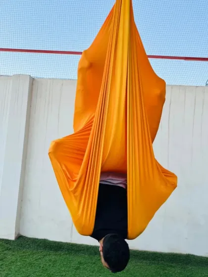The Star Shape pose, where you become a star in the sky. It's a full-body experience.