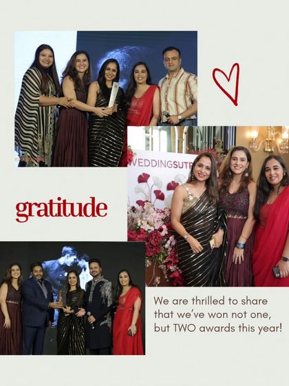 A collage expressing our gratitude. Winning not one, but two awards in a year is a moment of immense pride for our entire team.