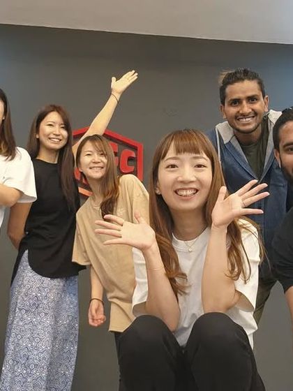 Our wonderful group of students from Japan who bring so much joy and enthusiasm to our Bollywood classes. Dance truly has no language.
