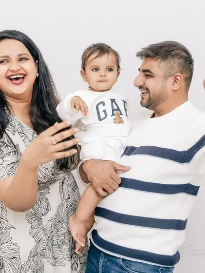 A candid family moment filled with laughter and movement. This is what a first birthday celebration looks like, full of energy and happiness that I love to capture.