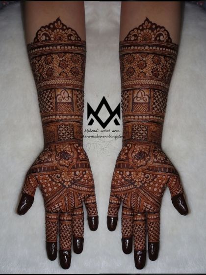 Azra Mehendi - Mehendi Artistry Full Bridal Mehendi photo 20