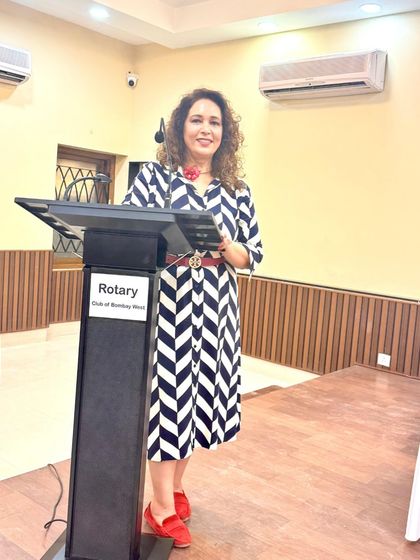 It was a pleasure to share insights on a holistic approach to skin and hair care with the Rotary Club of Bombay West. I believe in empowering the community with knowledge about wellness.