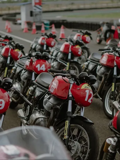 You don't need to own a superbike. We provide a full fleet of our track-prepped Royal Enfield Continental GT-650s. Each bike is tuned for performance and safety, so you can focus purely on developing your skills.