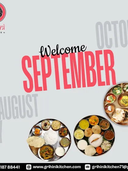 Welcoming the month of September with a collage of my delicious thalis.