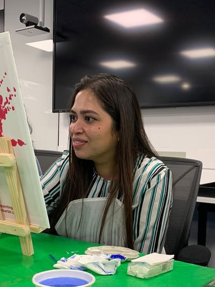 Paint Bar - Corporate Events & Team Building Classic Office Sip & Paint photo 26