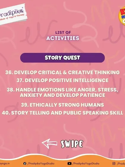 Our 'Story Quest' module is designed to build strong communicators and thinkers. Through storytelling and public speaking exercises, we help children develop critical thinking, emotional intelligence, and self-confidence.