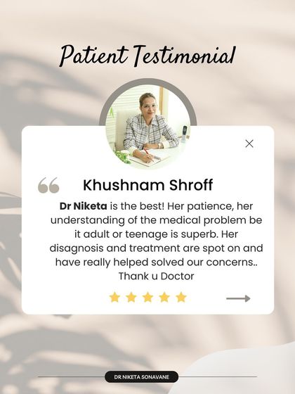 For this patient, my patience and understanding of both adult and teenage medical problems were key. A spot-on diagnosis and effective treatment plan helped solve their family's concerns.