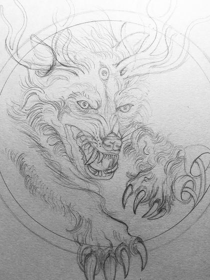 Ankita Bhattacharya - Tattoo Design Mythological & Fantastical Creatures photo 15