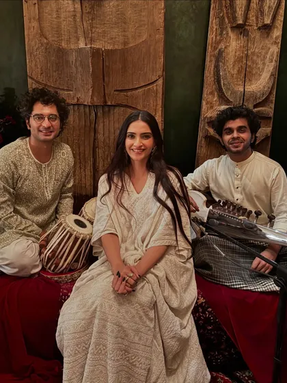 It was a pleasure to perform alongside my dear friend Pratik Da on the sarod for a private gathering with the wonderful Sonam Kapoor. I am available for exclusive private concerts and baithaks, bringing bespoke musical experiences to your special events.