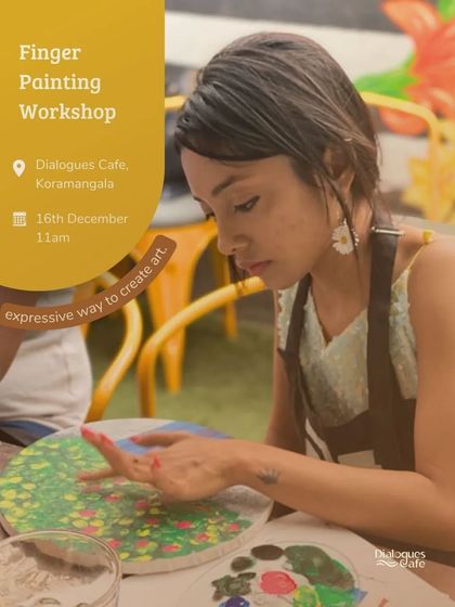 Dip your fingers into a world of color! Our finger painting workshop is a joyful, messy, and expressive way to connect with your inner child and create art without rules.