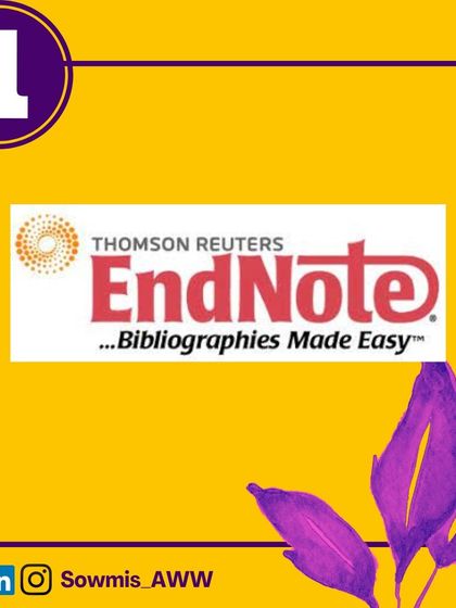 Reference management doesn't have to be daunting. In my workshops, I introduce and demonstrate several commonly used tools like EndNote, Mendeley, Zotero, RefWorks, and Colwiz to help you find a system that works best for your workflow.