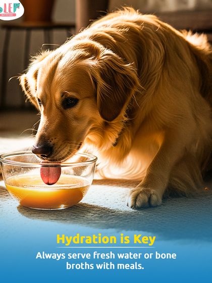 Hydration is key. Always make sure your pet has access to fresh water. For an extra boost of hydration and nutrients, adding bone broth to their meals is a fantastic option.