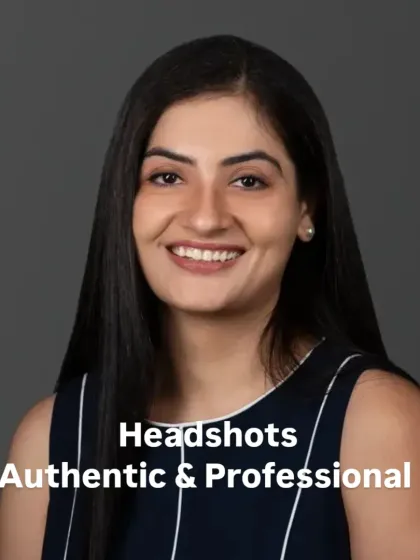 A professional headshot should reflect your true self. Here, the lighting is crafted to be flattering yet natural, highlighting a bright and engaging presence that connects with the viewer.