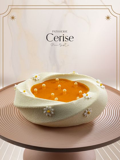 This daisy adorned entremet is one of my seasonal mango creations. It is a perfect example of how a dessert can create its own occasion, especially for last minute Rakhi gifting.