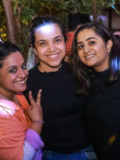 Happy faces at Koramangala Social. My Friday night Bollywood parties are a staple for a fun weekend kickoff.