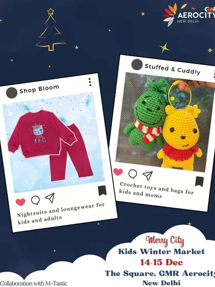Our marketplace includes cozy items like nightsuits from Shop Bloom and adorable handmade crochet toys and bags from Stuffed & Cuddly.