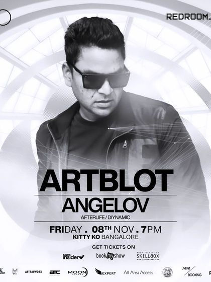 My poster for the night I supported Afterlife artist Angelov at Kitty Ko. A true melodic techno masterclass.