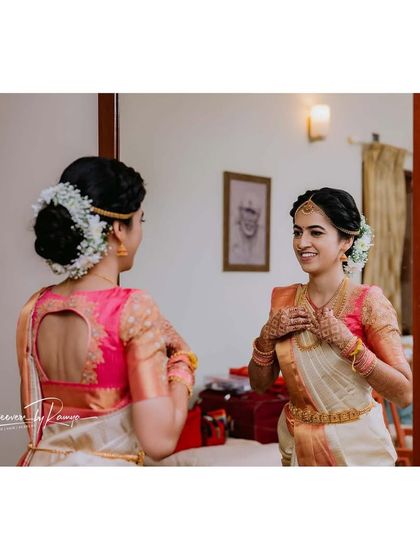 Makeovers by Ramya - Hair Styling & Saree Draping South Indian Wedding Diaries photo 88