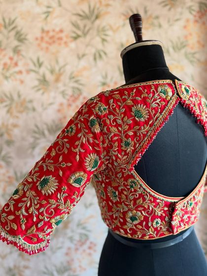 Amaira - Custom Bridal & Designer Blouses Stunning from Every Angle: Statement Backs photo 4