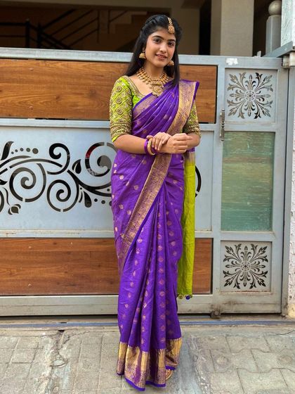 Designer Trends - Ethnic & Occasion Wear Rental Elegant Kanchi & Silk Sarees photo 61