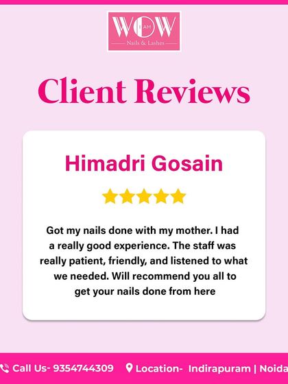 It was a pleasure serving Himadri and her mother. We pride ourselves on being patient and listening to exactly what our clients need to have a really good experience.