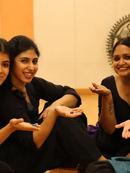 The heart of my work is collaboration. This is a moment of shared joy and creativity with my team in the studio. I believe the best art is born from a process that is both rigorous and deeply connected.