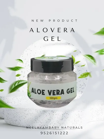 Introducing my new Aloe Vera Gel. It's a versatile product for your daily skin and hair care routine, bringing you the cooling and healing properties of nature.