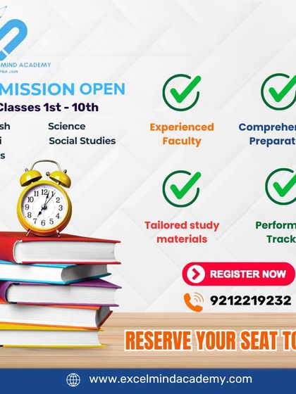 Reserve your seat today for our classes 1st-10th. We provide experienced faculty, comprehensive preparation, and performance tracking for all major subjects.