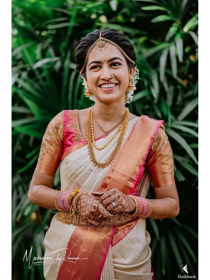 Makeovers by Ramya - Hair Styling & Saree Draping South Indian Wedding Diaries photo 89