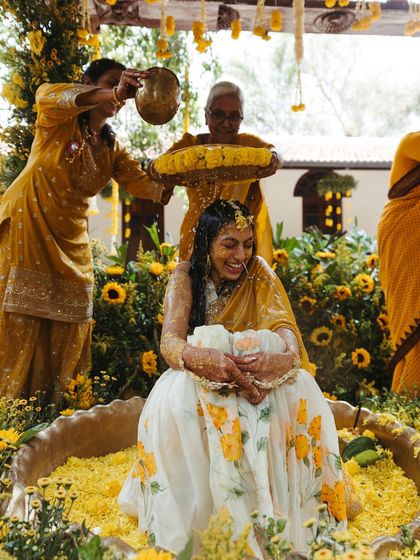 The Tales of Tradition - Wedding Planning & Design Sun-Kissed Haldi Ceremonies photo 4