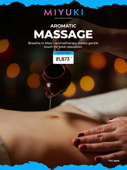 Breathe in bliss with our Aromatic Massage. We use a blend of essential oils that are gently poured and massaged into the skin, creating a sensory experience that combines the benefits of aromatherapy with gentle touch for total relaxation.