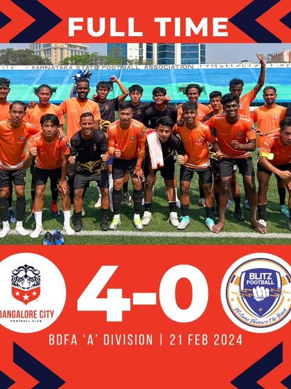 A convincing 4-0 win in our 6th game of the BDFA 'A' Division.