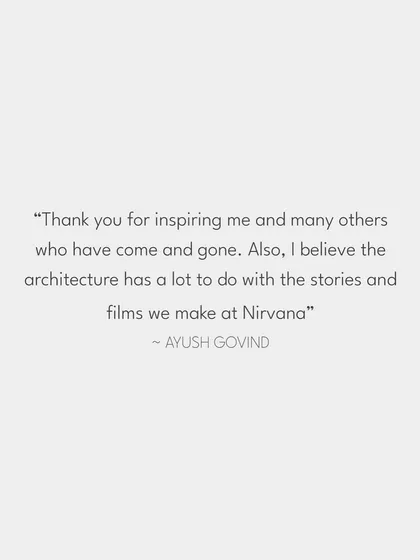 The true measure of our success is the impact our architecture has on the people and the work created within it. This testimonial from a client at Nirvana Films affirms our belief that a well-designed space can directly inspire the stories we tell.