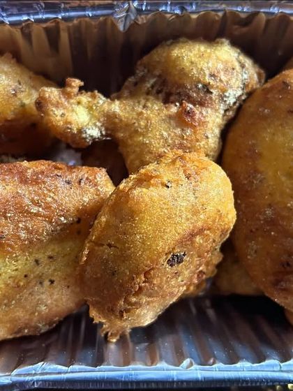 A plate of assorted Mix Pakodas. Perfect for a rainy day or as an appetizer for a party.