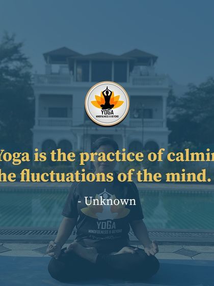 "Yoga is the practice of calming the fluctuations of the mind." This quote captures the essence of the mental benefits of yoga. Here I am in a meditative pose, finding stillness by the water.