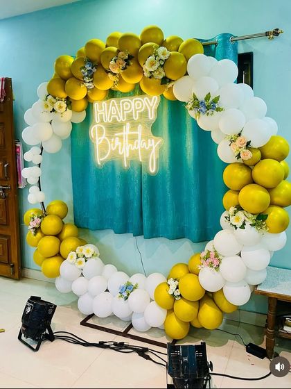 Special Entry - Private Party & Milestone Decoration Elegant Birthday & Anniversary Setups photo 43