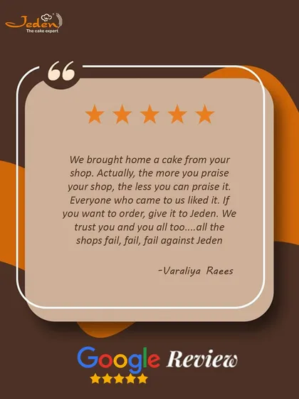 "If you want to order, give it to Jeden. We trust you... all the shops fail, fail, fail against Jeden." This glowing review from a happy customer is a testament to the quality and trust we build with every order.