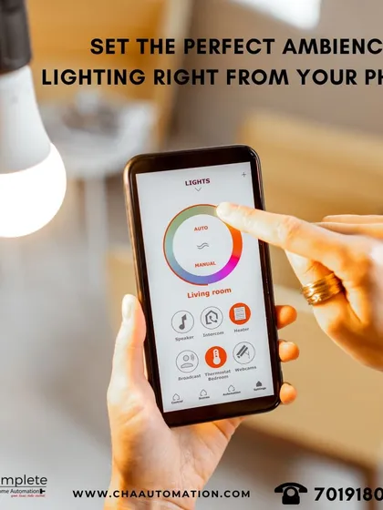 Take full control of your home's atmosphere right from your smartphone. Our app allows you to adjust smart bulb brightness, change colors, and select preset lighting scenes for any activity, from movie nights to quiet reading.