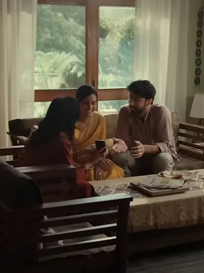 For the 'Jaago Janani' campaign, I created a comfortable and realistic home environment through costume. The styling for this family conversation scene uses soft fabrics and simple silhouettes to make the characters feel like a real family.