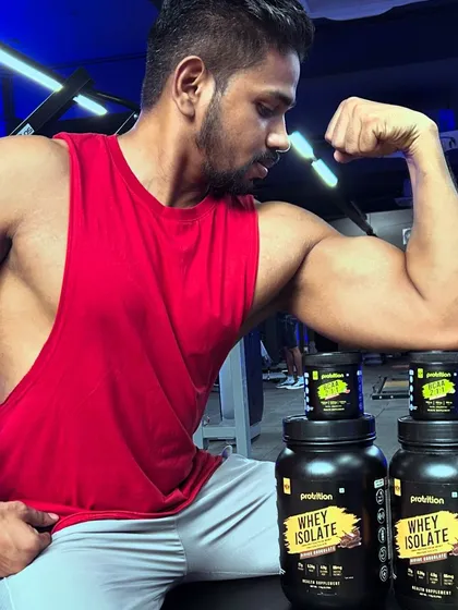 Fueling my gains with the best. Protrition's Whey Isolate and Creatine are staples in my supplement routine for building and maintaining muscle.