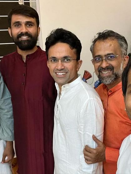 A selfie with some of the senior members of our yoga family. These are the people who make our community strong. I am grateful for every single person who is a part of this journey.