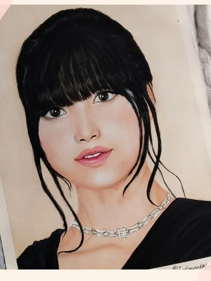Capturing the iconic Lisa from Blackpink in oil colors. This portrait was a study in soft features and subtle expressions, painted on high-quality canvas to get that smooth, life-like finish. Perfect for any Blink's collection.