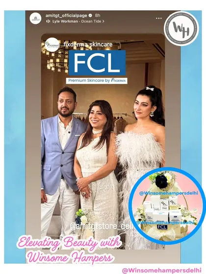 My work was featured in this exciting event with FCL Skincare. It's collaborations like these that allow me to merge the worlds of wellness and luxury gifting.