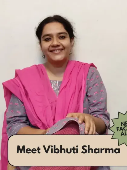 Meet Vibhuti Sharma, our new faculty member for Indian voice classes for children. She is an independent scholar, performer, and trained Kathakali dancer.