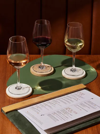 Red, white, or rosé? I believe you should never have to commit to a whole bottle to explore the world of wine. This is why I invite you to order any wine from our global selection by the glass.