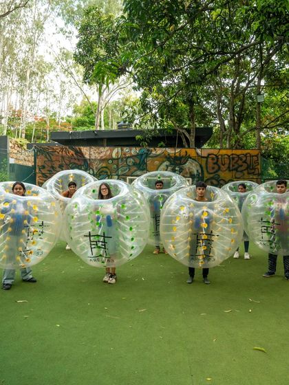 Swipe through and pick your next adventure. I've got everything from Bubble Soccer to the Superman Swing.