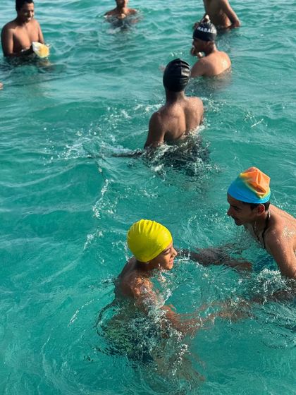 Recovery is just as important as training. Pool sessions are a key part of our athletes' weekly routine to help their bodies recover and stay fresh.