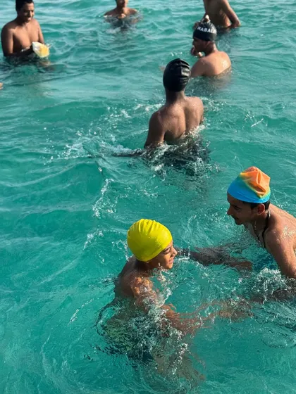 Recovery is just as important as training. Pool sessions are a key part of our athletes' weekly routine to help their bodies recover and stay fresh.