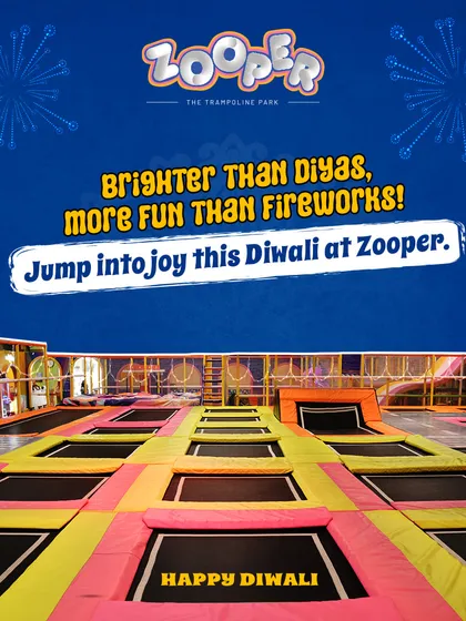 Brighter than diyas, more fun than fireworks. Jump into joy this Diwali at Zooper for a unique celebration.