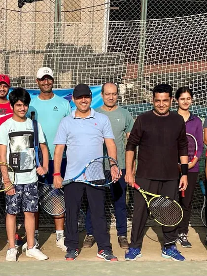 Tennis at our academy is a community affair. This is a snapshot from a fantastic demo session we hosted with Babolat, where our students, from young aspiring players to seasoned adults, got to experience top-of-the-line equipment together.
